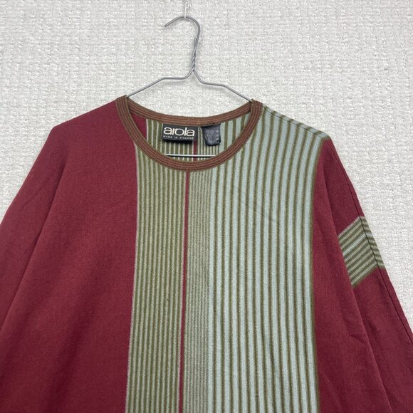 VTG Arola Made In Finland Tunic top Sz 10 Avant-garde Color block Geometric - Picture 6 of 16